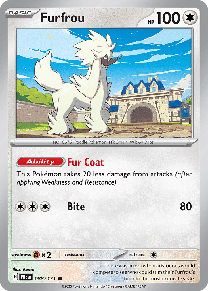 Furfrou Prismatic Evolutions