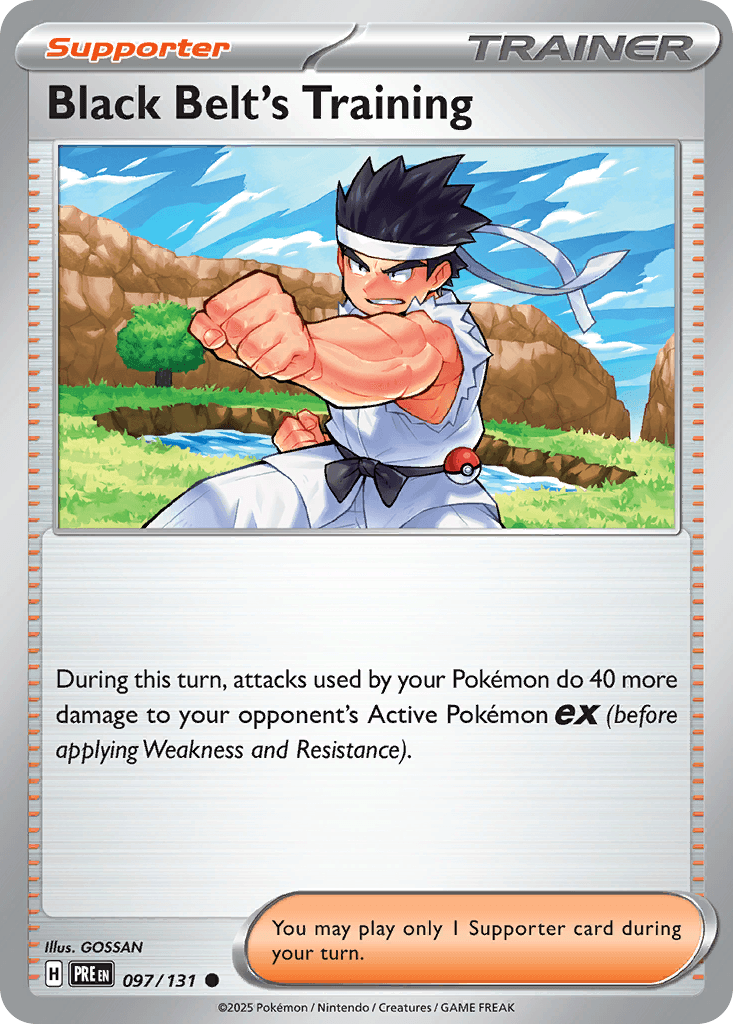 Black Belt's Training Prismatic Evolutions