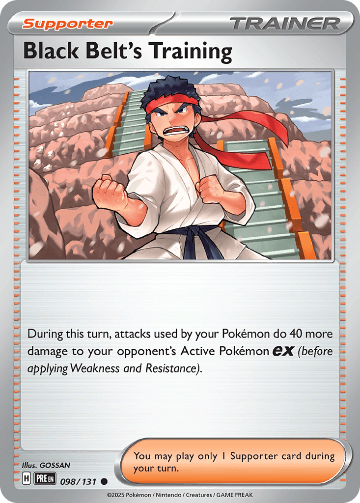 Black Belt's Training Prismatic Evolutions