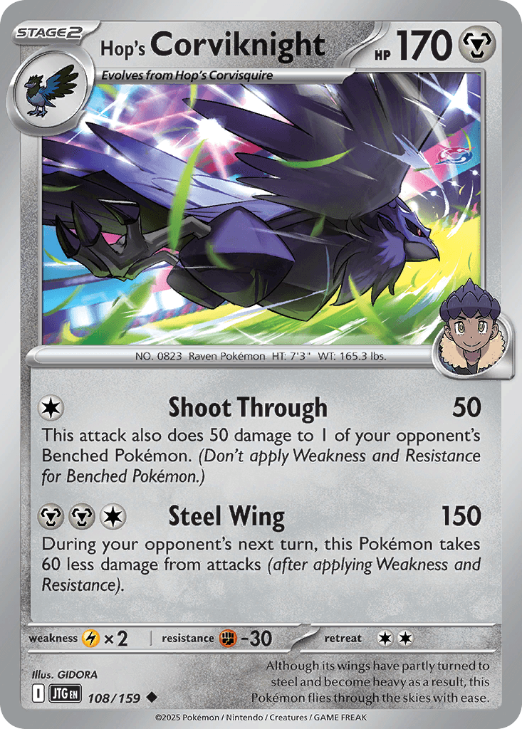 Hop's Corviknight Journey Together