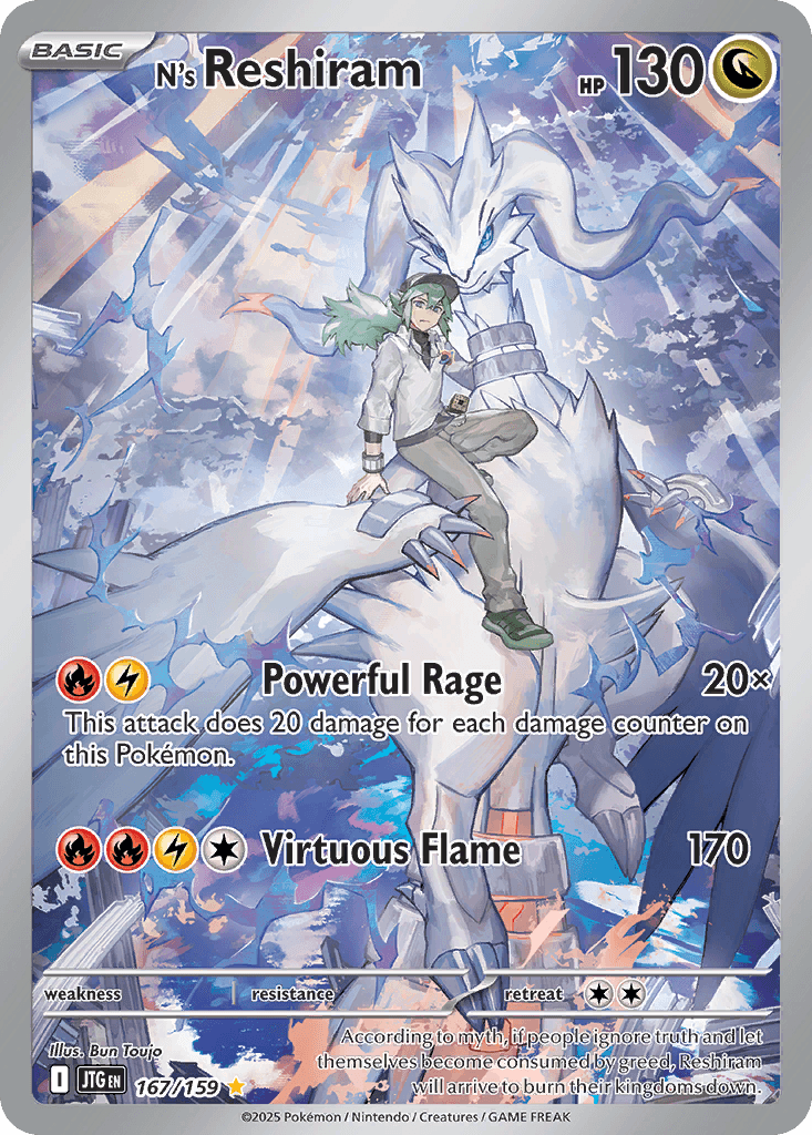 N's Reshiram Journey Together