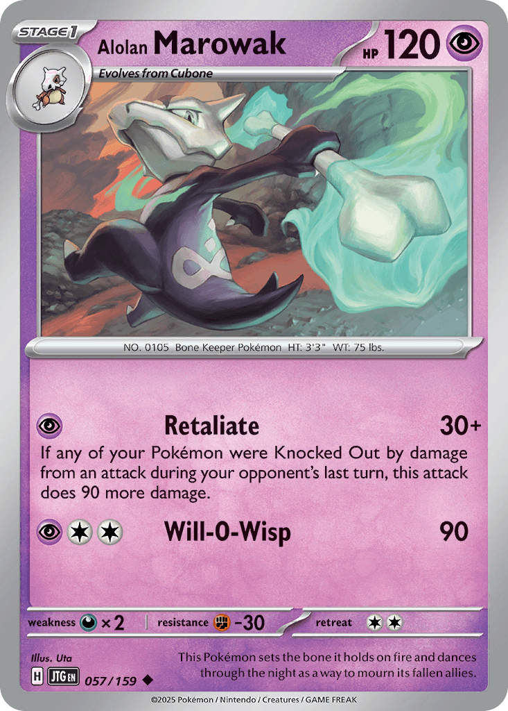 Alolan Marowak Journey Together