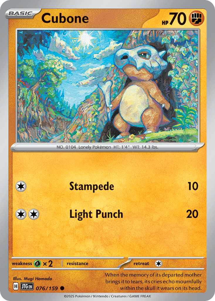 Cubone Journey Together