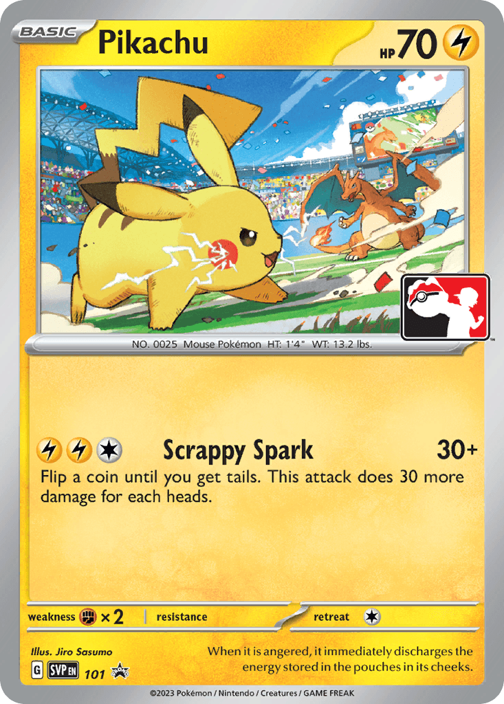 Pikachu Scarlet & Violet Black Star Promos