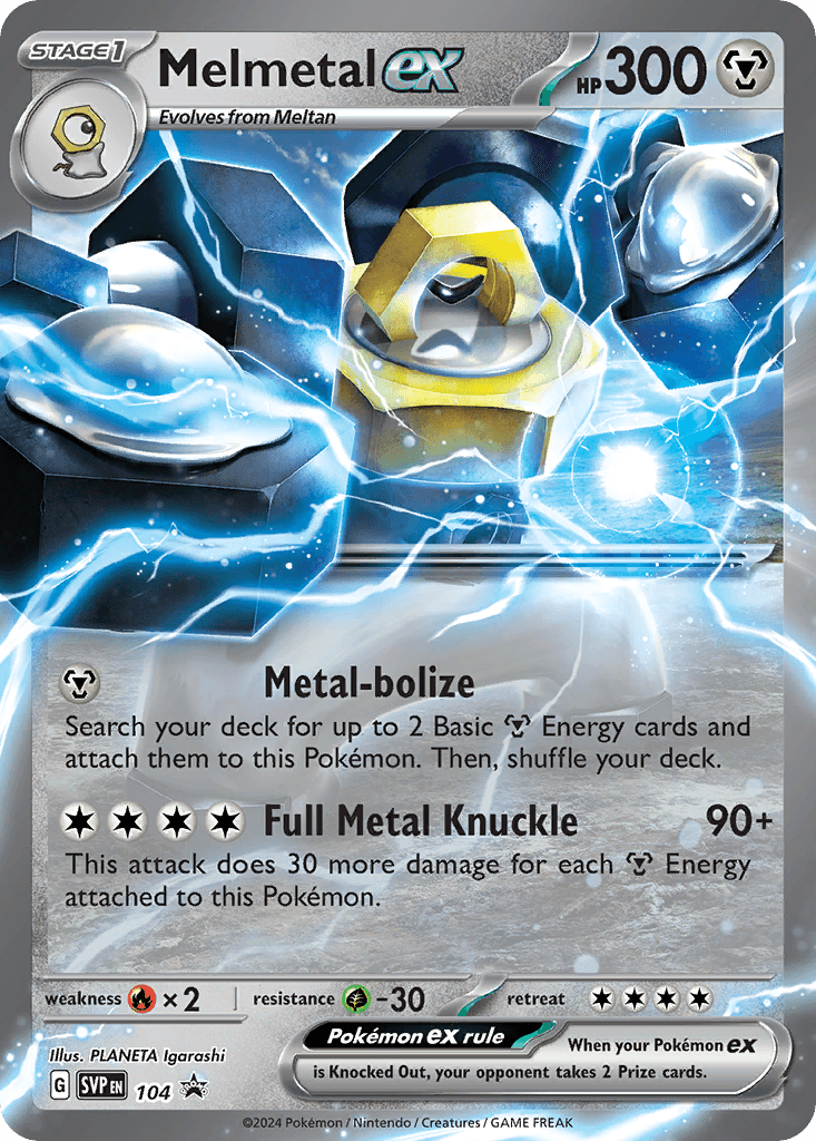 Melmetal ex Scarlet & Violet Black Star Promos