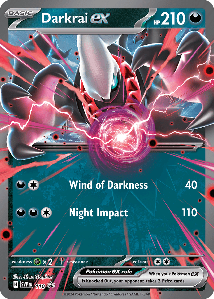 Darkrai ex Scarlet & Violet Black Star Promos