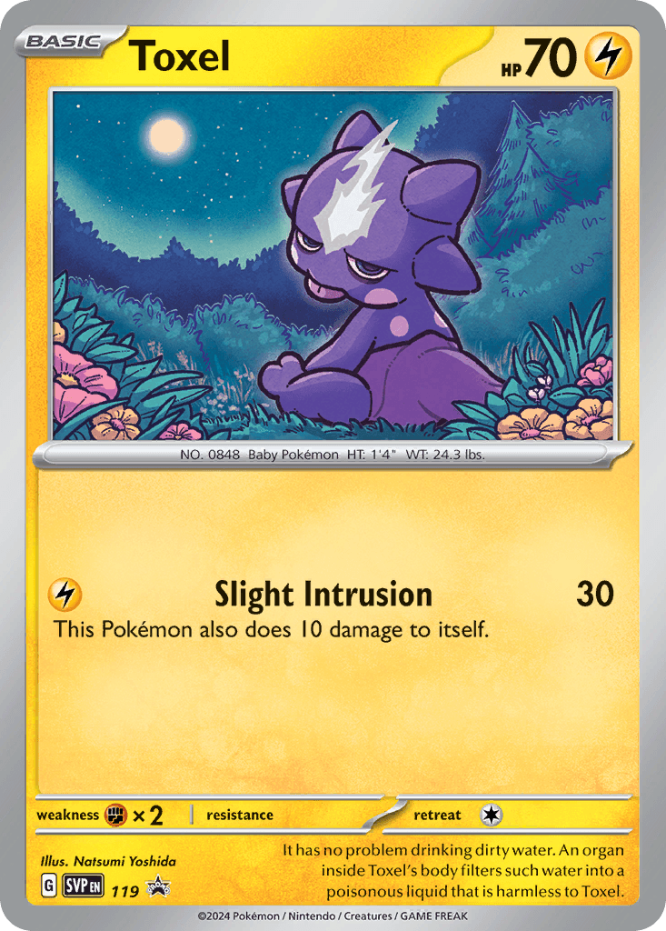 Toxel Scarlet & Violet Black Star Promos