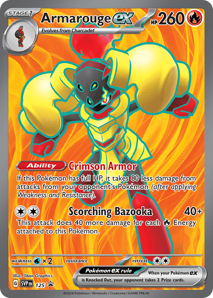Armarouge ex Scarlet & Violet Black Star Promos