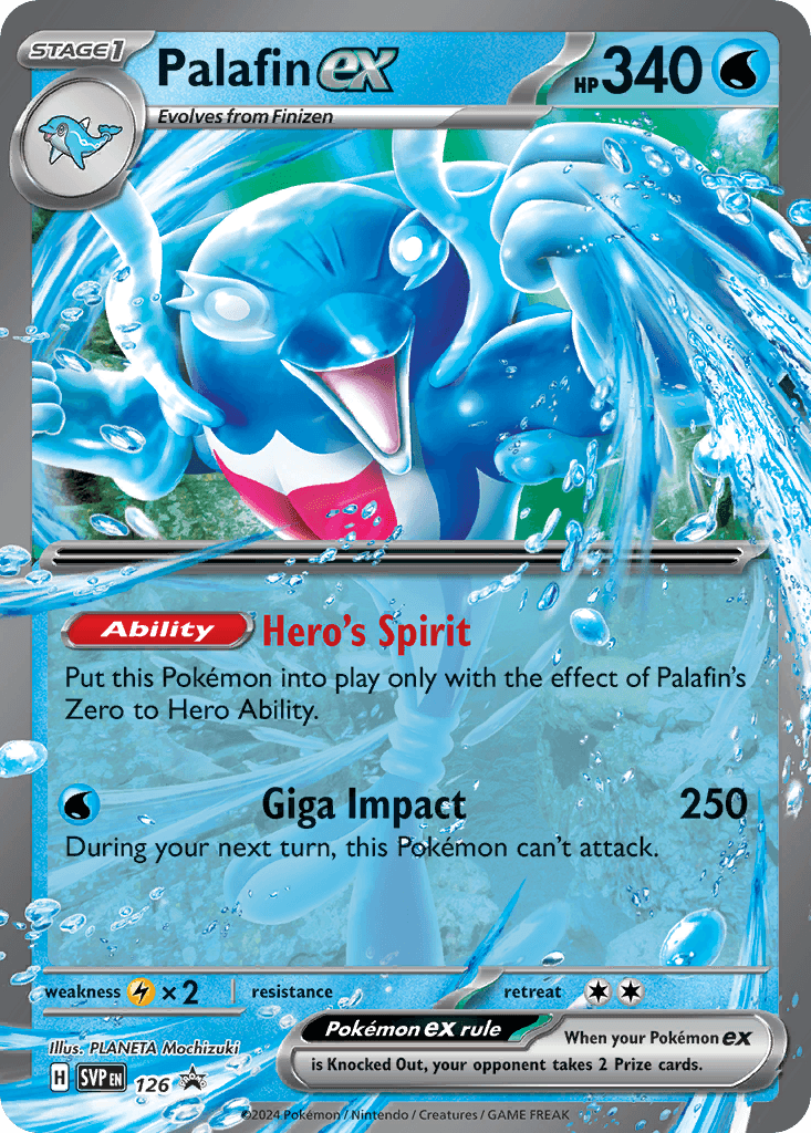 Palafin ex Scarlet & Violet Black Star Promos