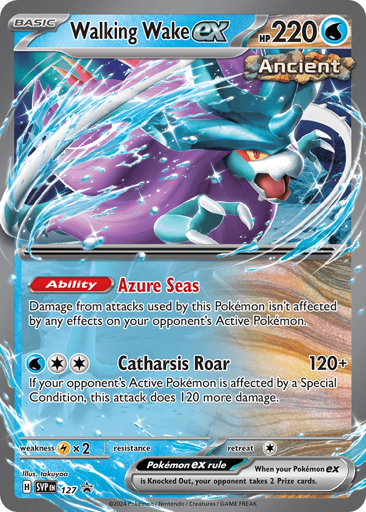 Walking Wake ex Scarlet & Violet Black Star Promos