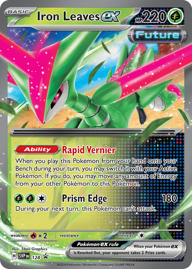 Iron Leaves ex Scarlet & Violet Black Star Promos