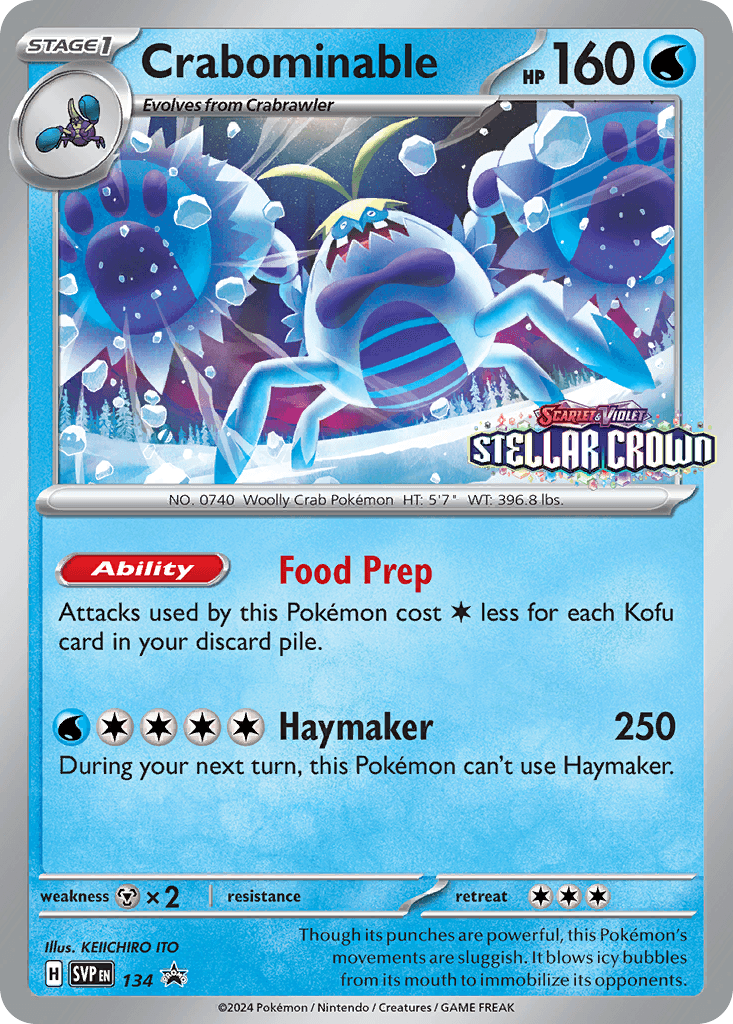 Crabominable Scarlet & Violet Black Star Promos
