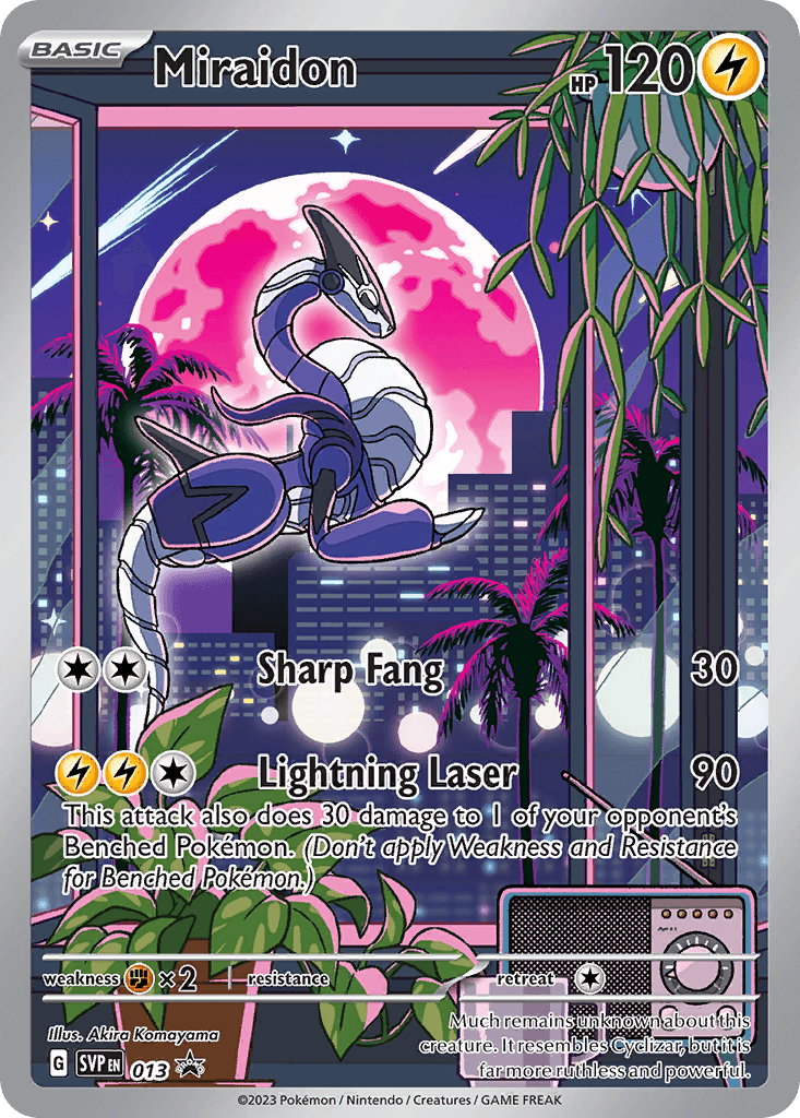 Miraidon Scarlet & Violet Black Star Promos
