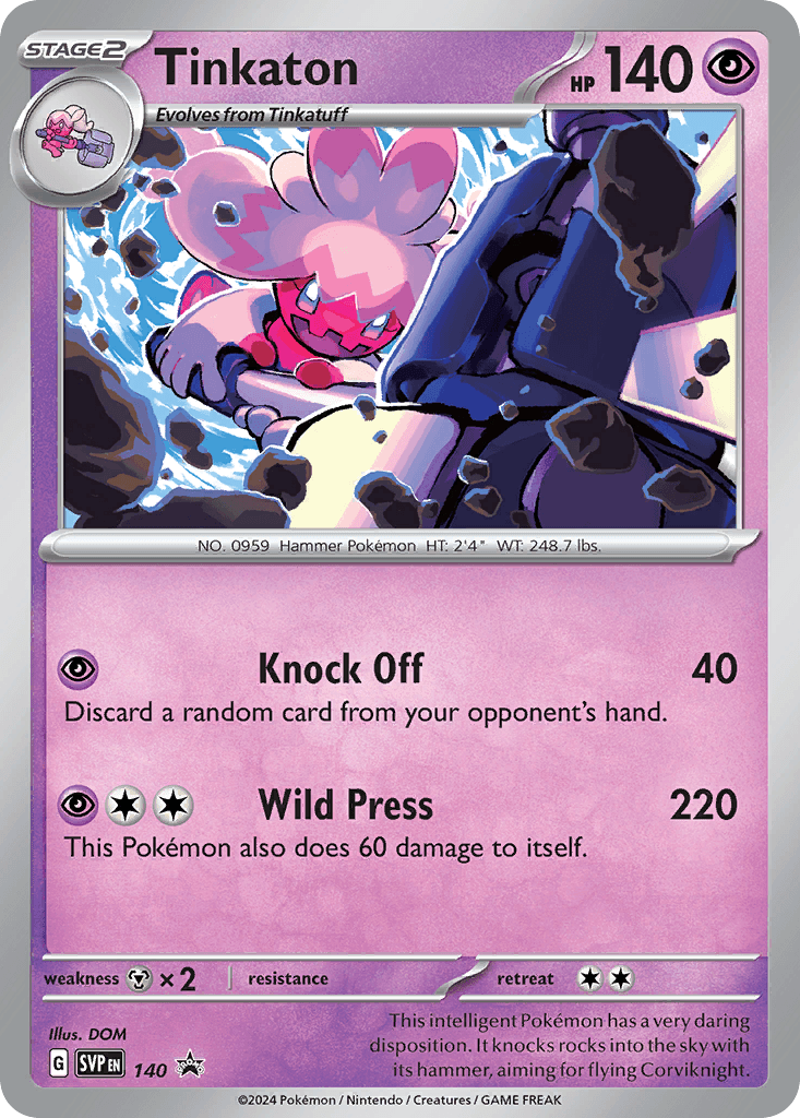 Tinkaton Scarlet & Violet Black Star Promos