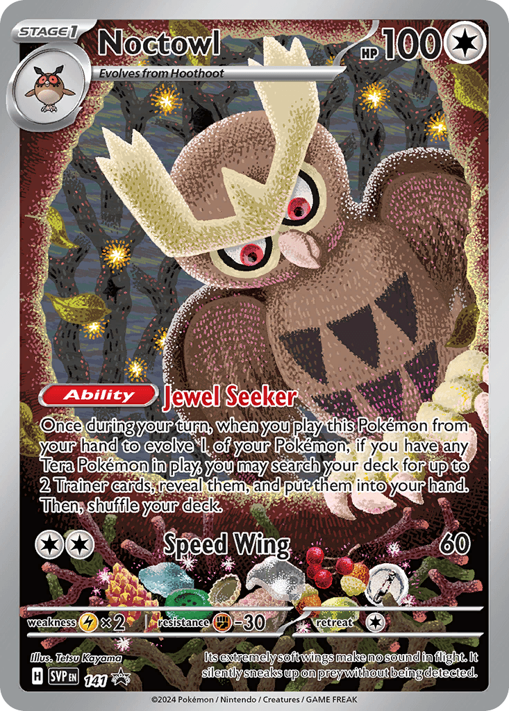 Noctowl Scarlet & Violet Black Star Promos