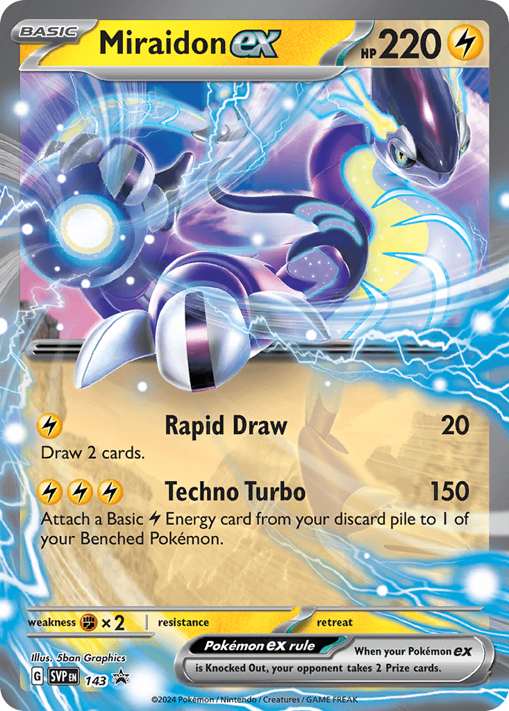 Miraidon ex Scarlet & Violet Black Star Promos