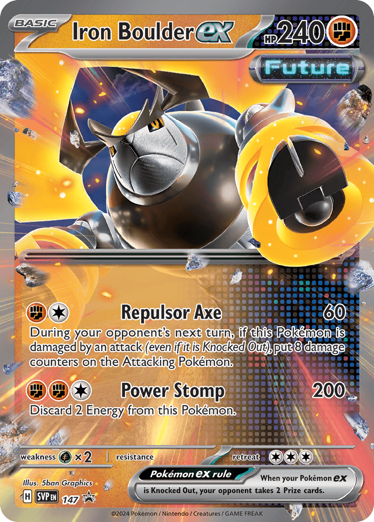 Iron Boulder ex Scarlet & Violet Black Star Promos