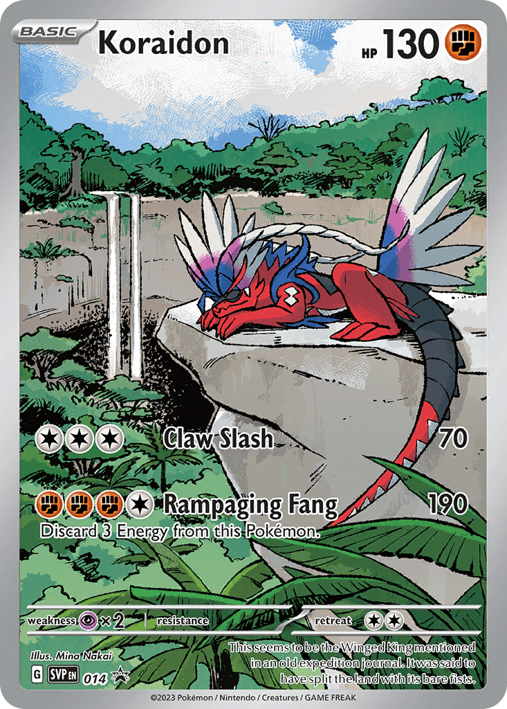 Koraidon Scarlet & Violet Black Star Promos