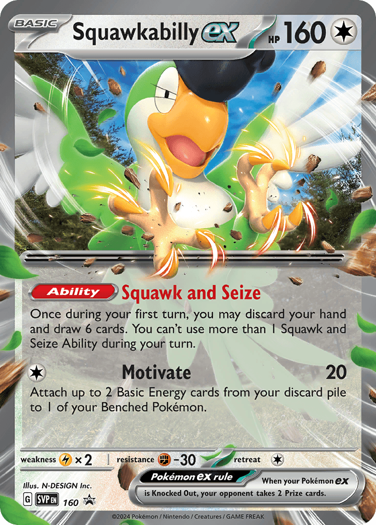 Squawkabilly ex Scarlet & Violet Black Star Promos