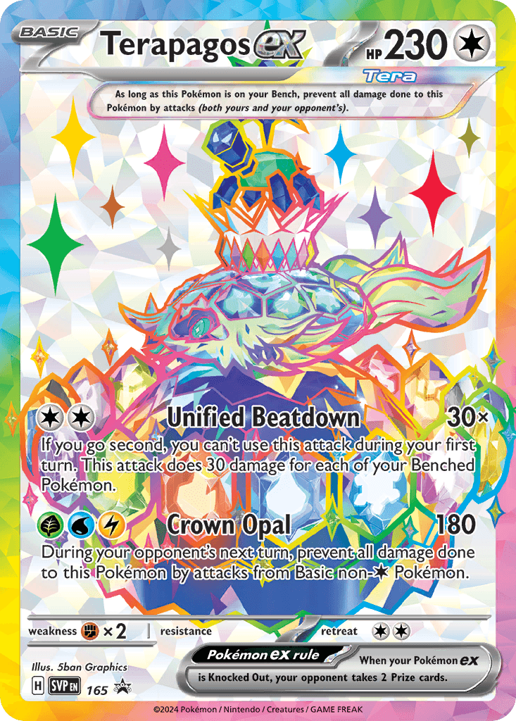 Terapagos ex Scarlet & Violet Black Star Promos