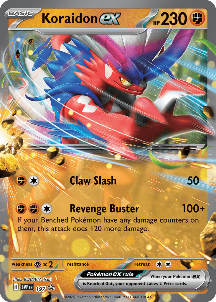 Koraidon ex Scarlet & Violet Black Star Promos