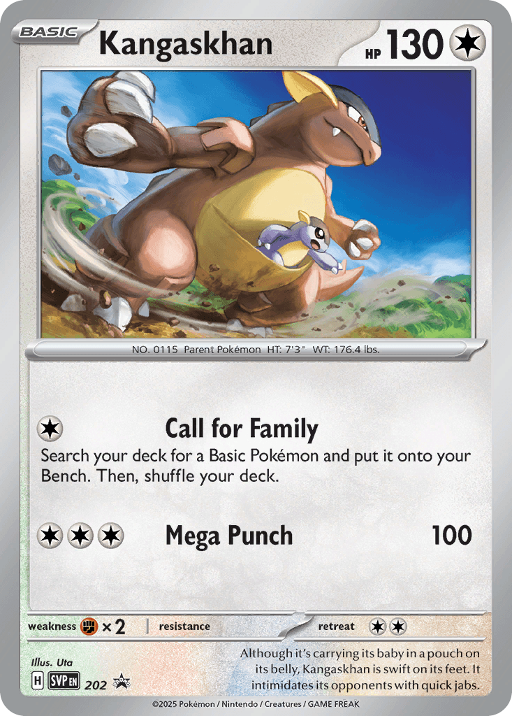 Kangaskhan Scarlet & Violet Black Star Promos