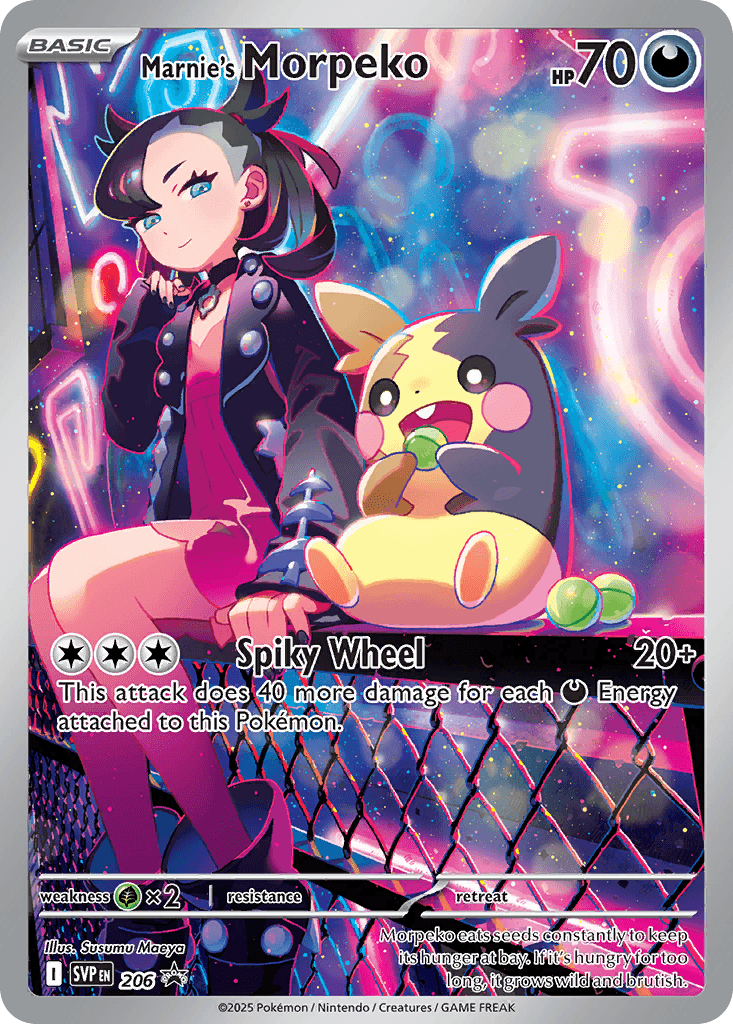 Marnie's Morpeko Scarlet & Violet Black Star Promos