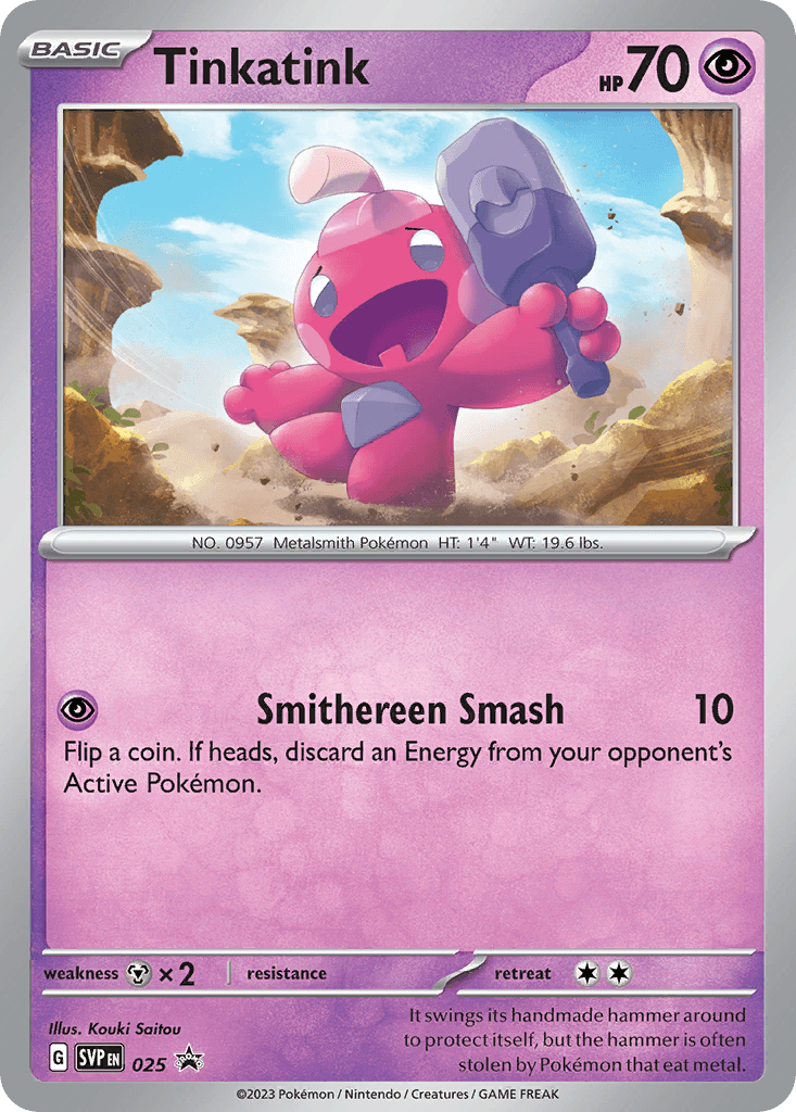 Tinkatink Scarlet & Violet Black Star Promos