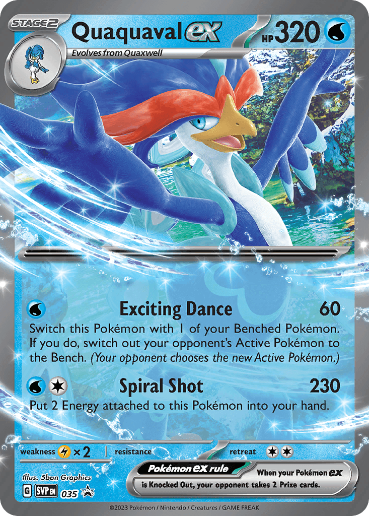 Quaquaval ex Scarlet & Violet Black Star Promos