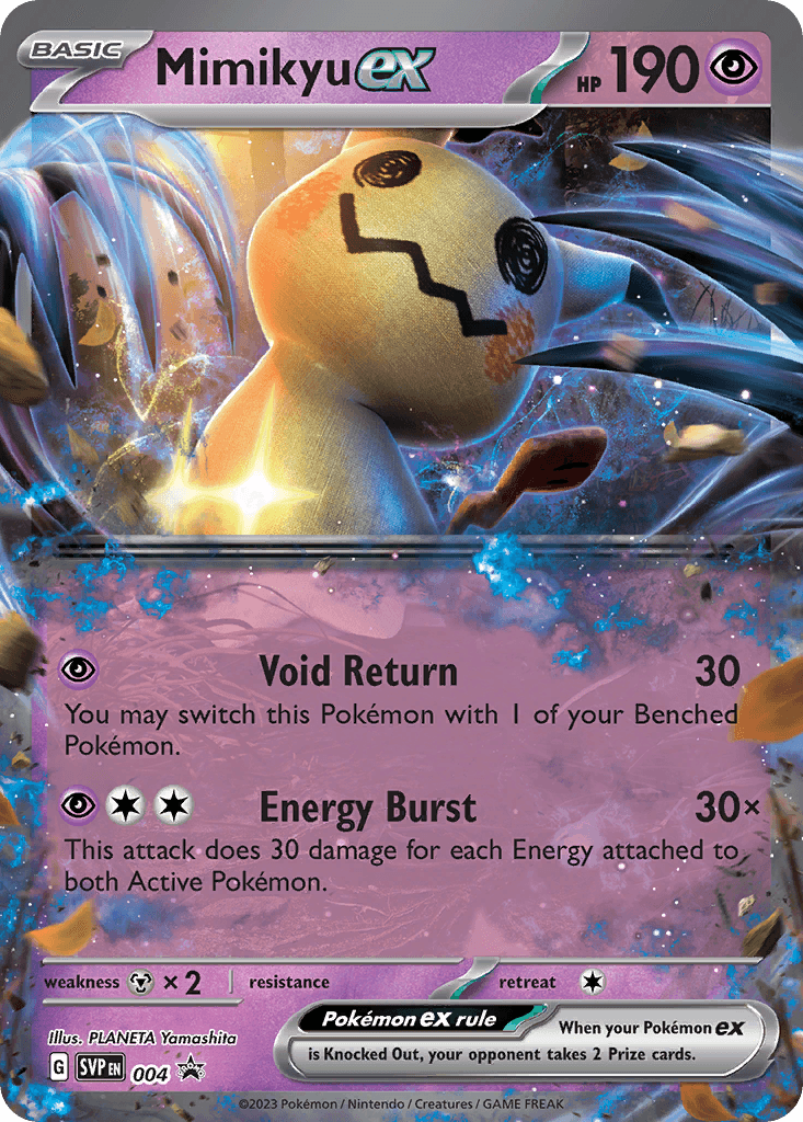Mimikyu ex Scarlet & Violet Black Star Promos