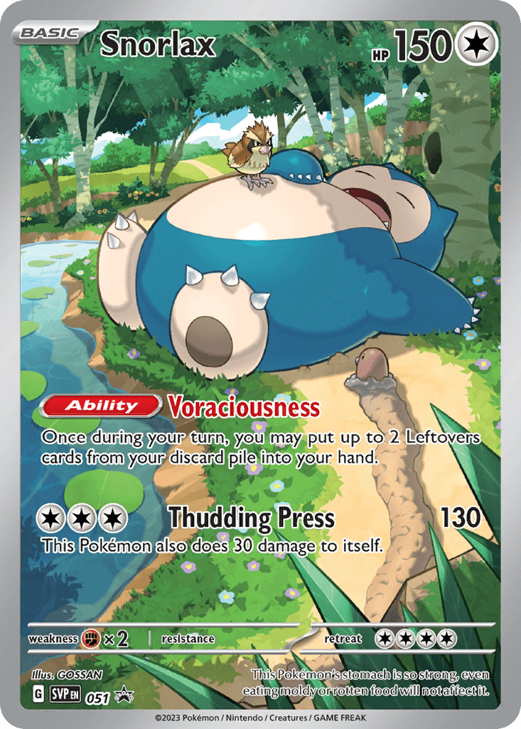 Snorlax Scarlet & Violet Black Star Promos