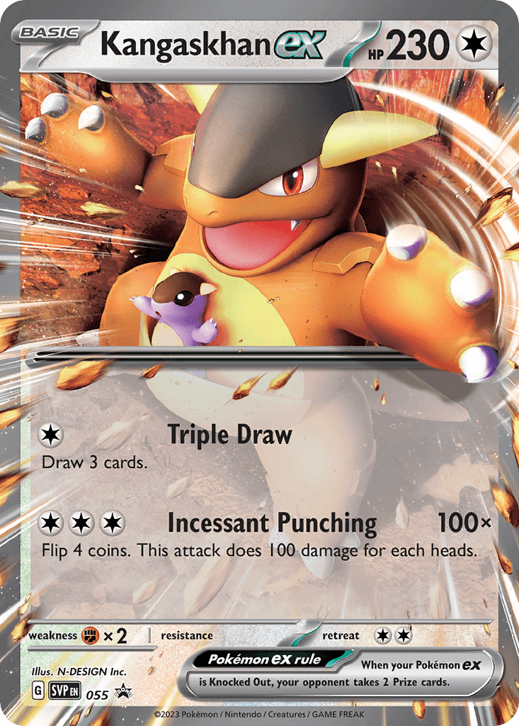 Kangaskhan ex Scarlet & Violet Black Star Promos
