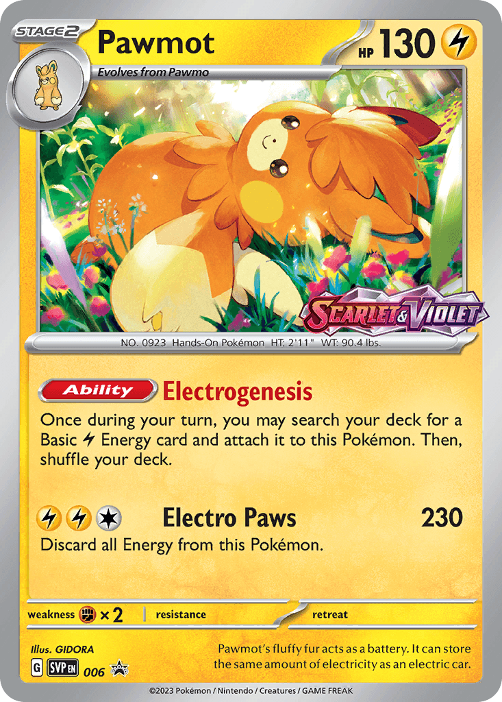Pawmot Scarlet & Violet Black Star Promos