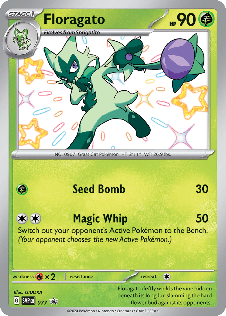 Floragato Scarlet & Violet Black Star Promos
