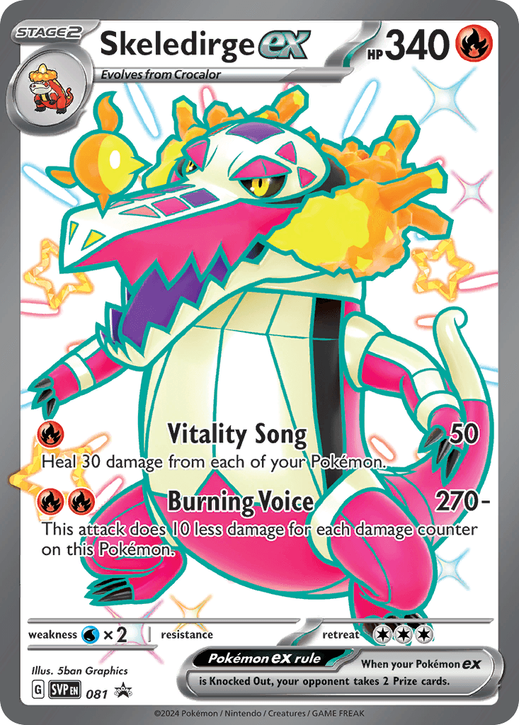 Skeledirge ex Scarlet & Violet Black Star Promos