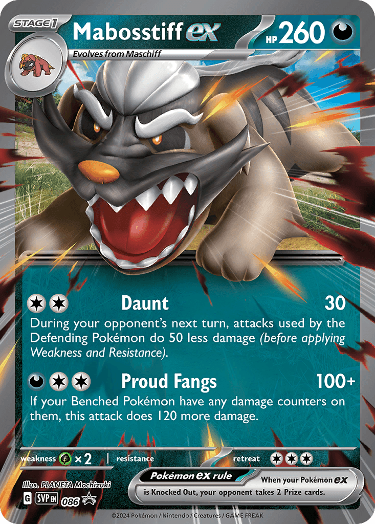 Mabosstiff ex Scarlet & Violet Black Star Promos