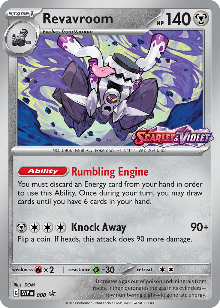 Revavroom Scarlet & Violet Black Star Promos
