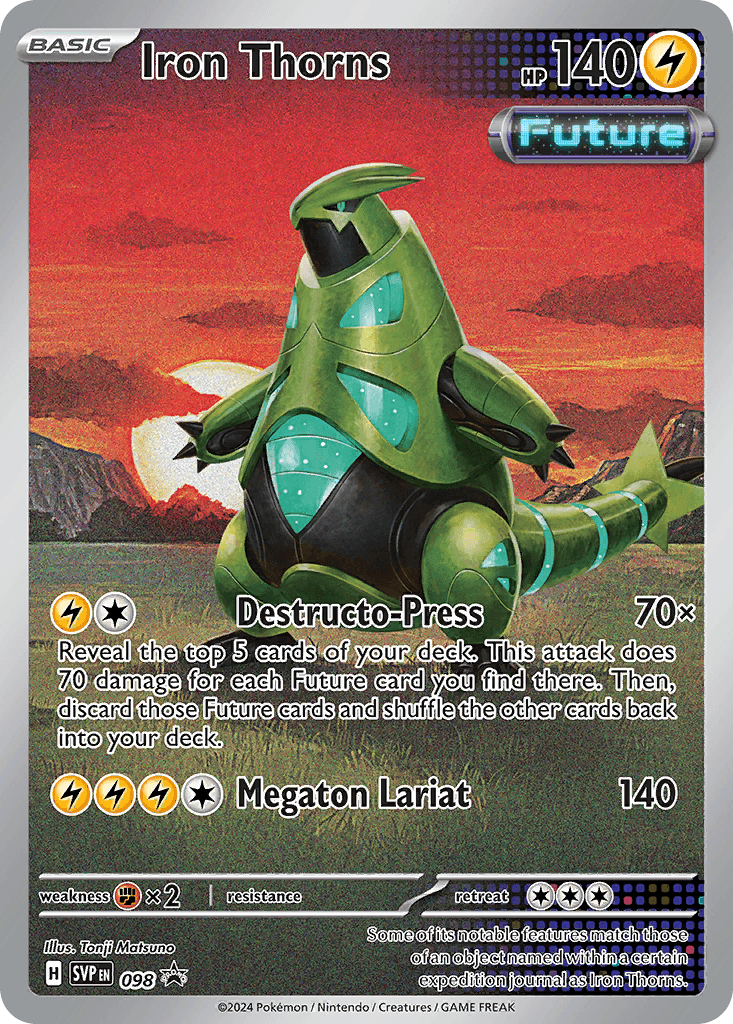 Iron Thorns Scarlet & Violet Black Star Promos