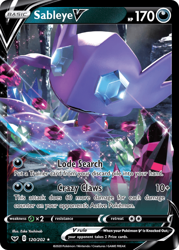 Sableye V Sword & Shield