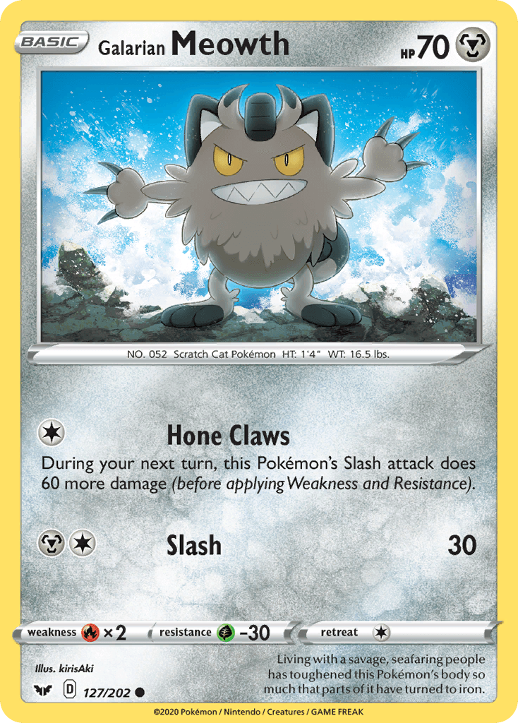 Galarian Meowth Sword & Shield