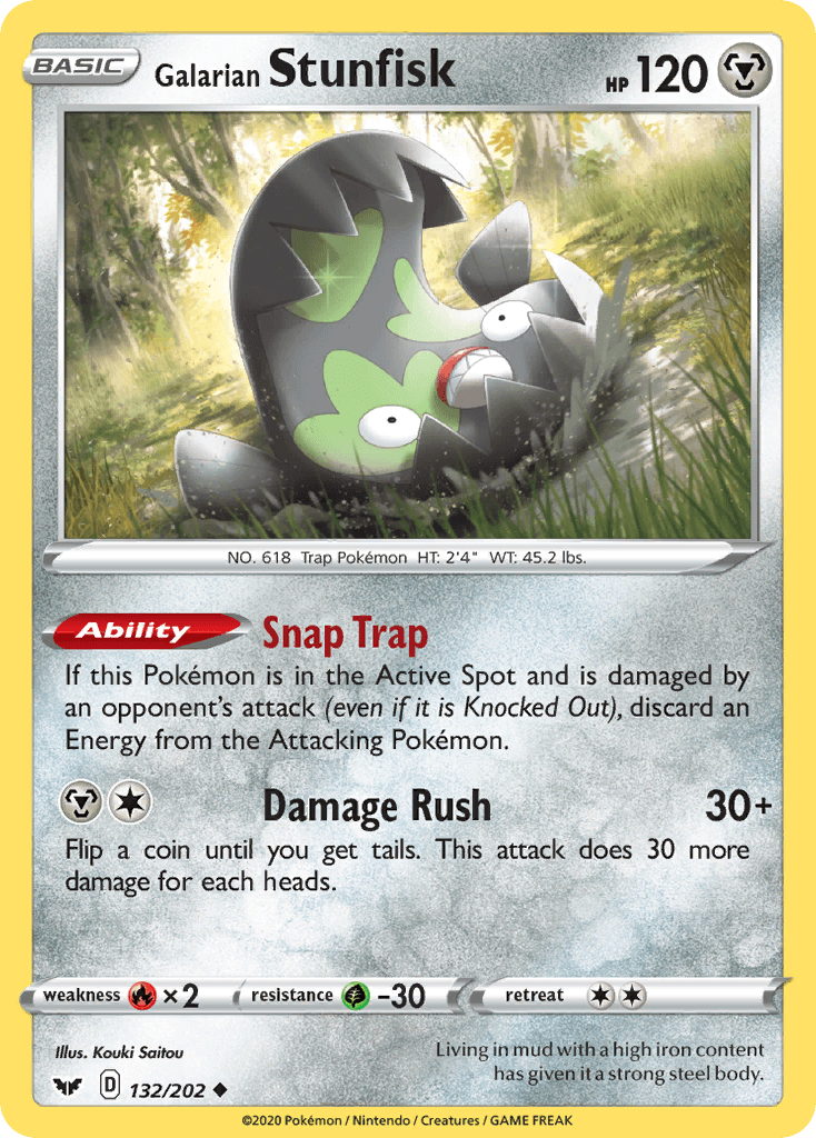 Galarian Stunfisk Sword & Shield