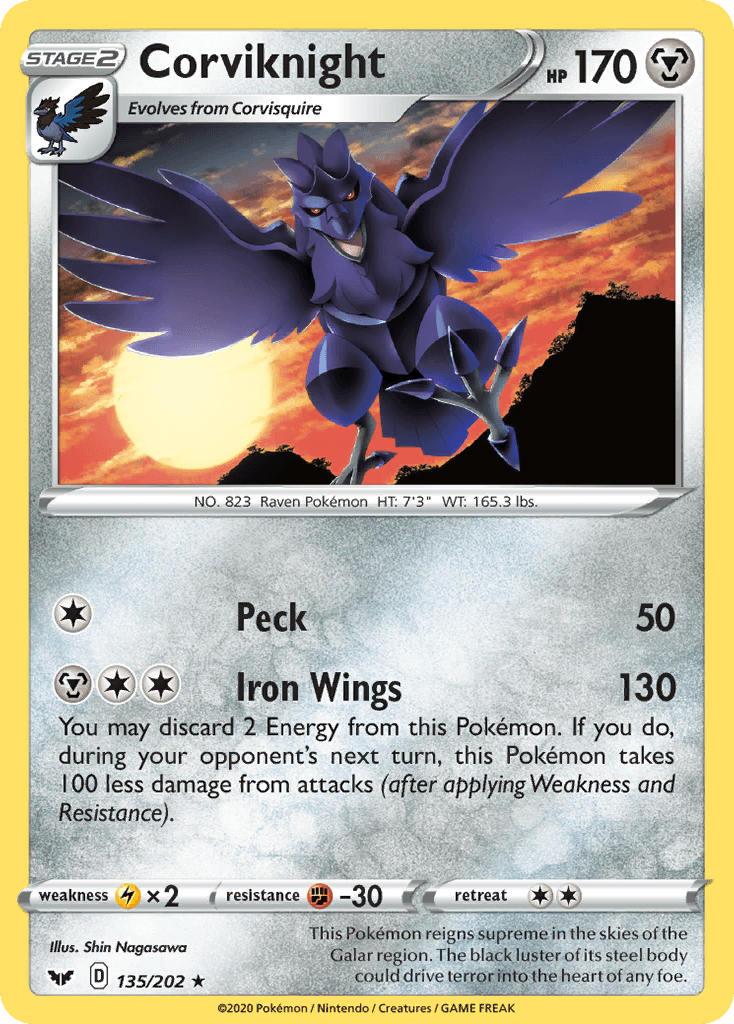 Corviknight Sword & Shield