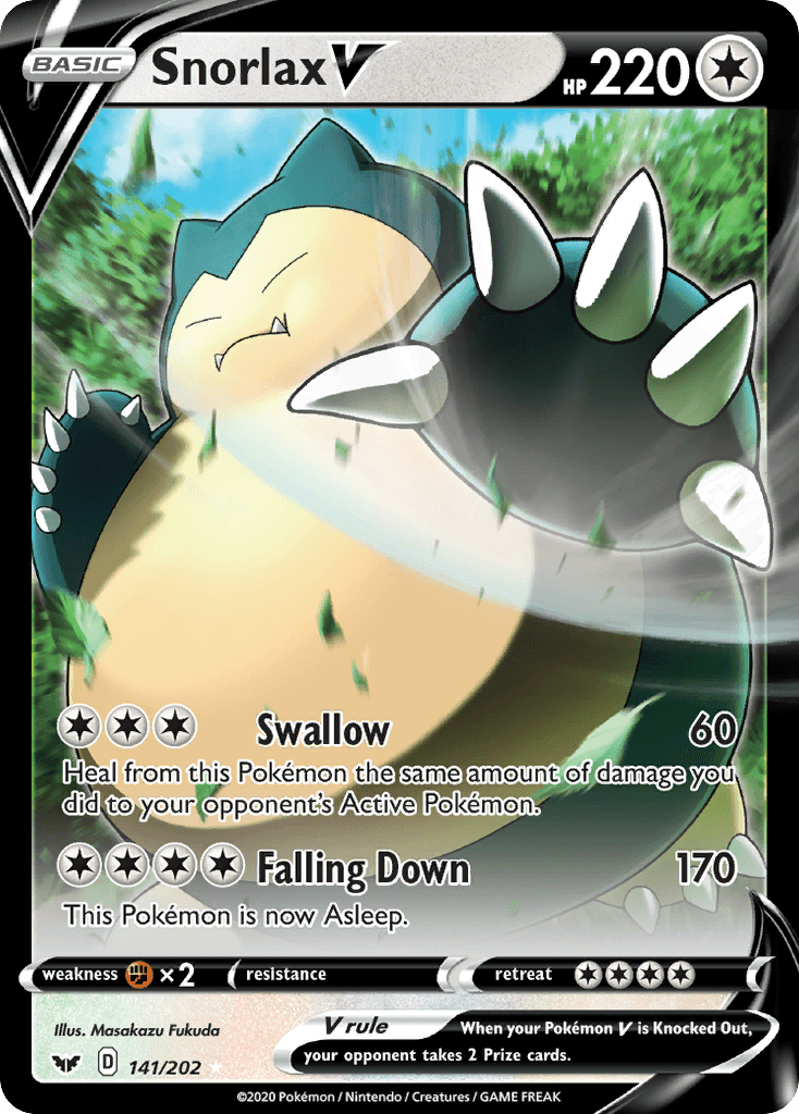 Snorlax V Sword & Shield
