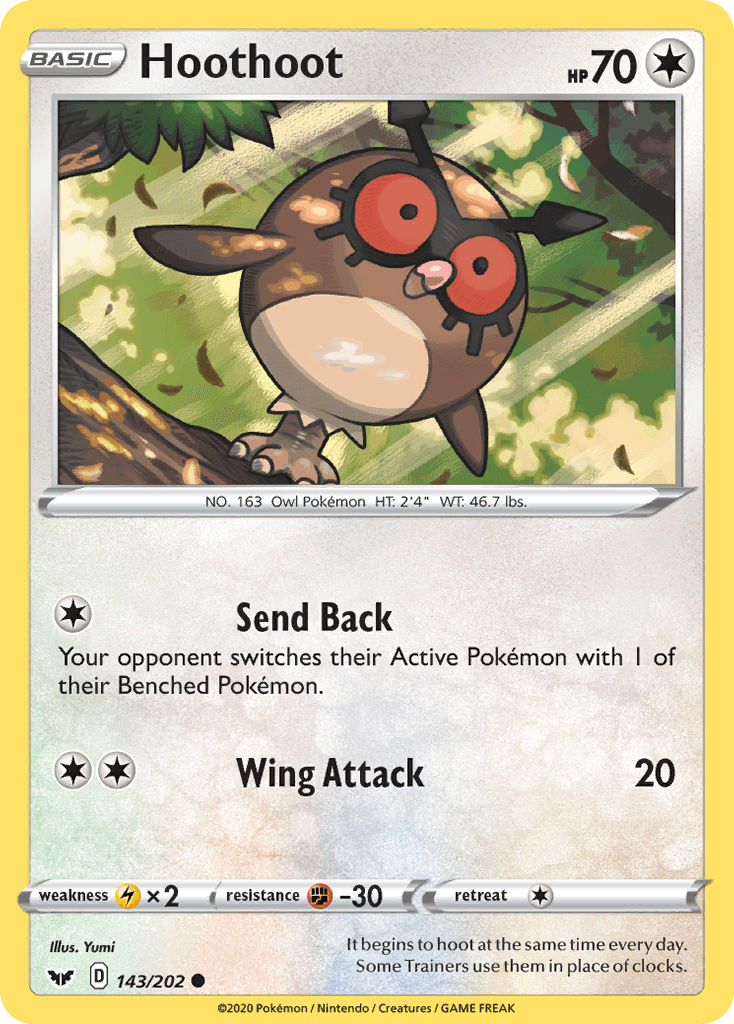 Hoothoot Sword & Shield