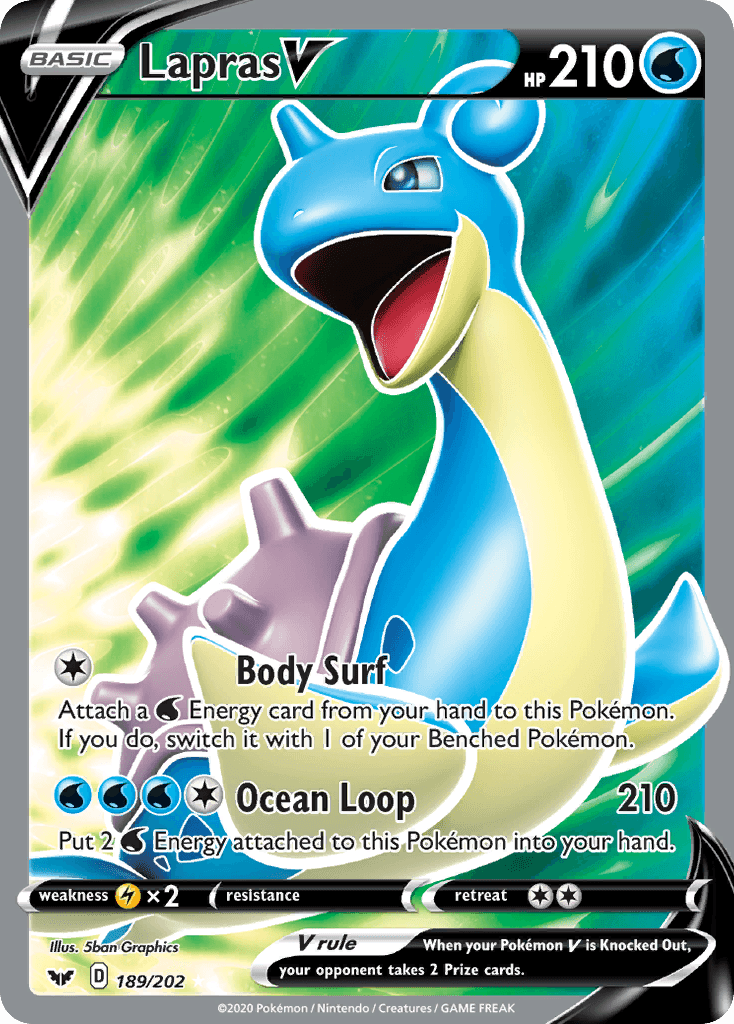 Lapras V Sword & Shield