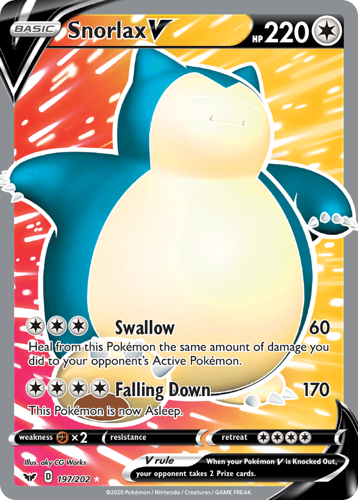 Snorlax V Sword & Shield
