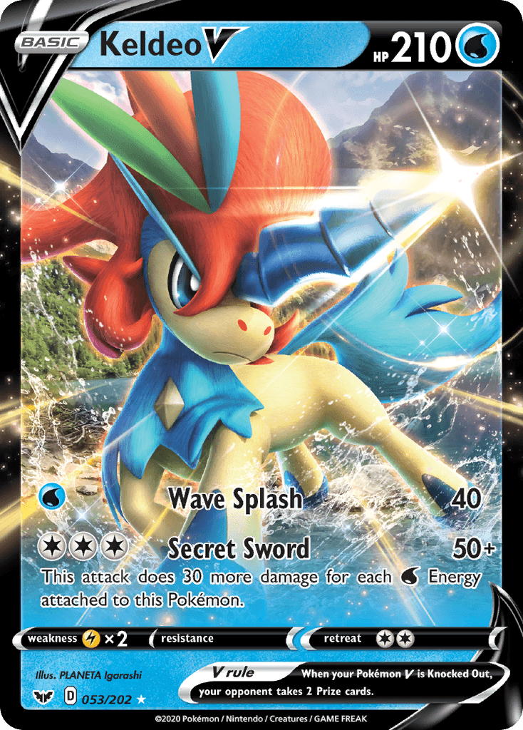 Keldeo V Sword & Shield