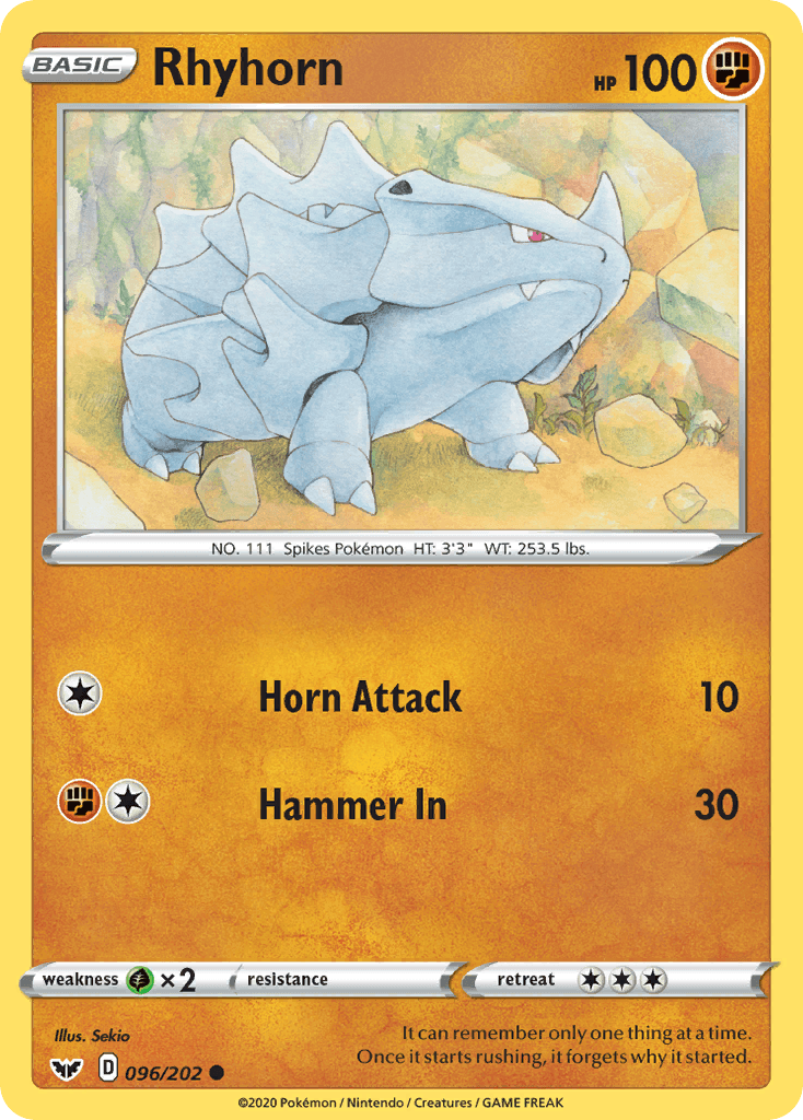 Rhyhorn Sword & Shield