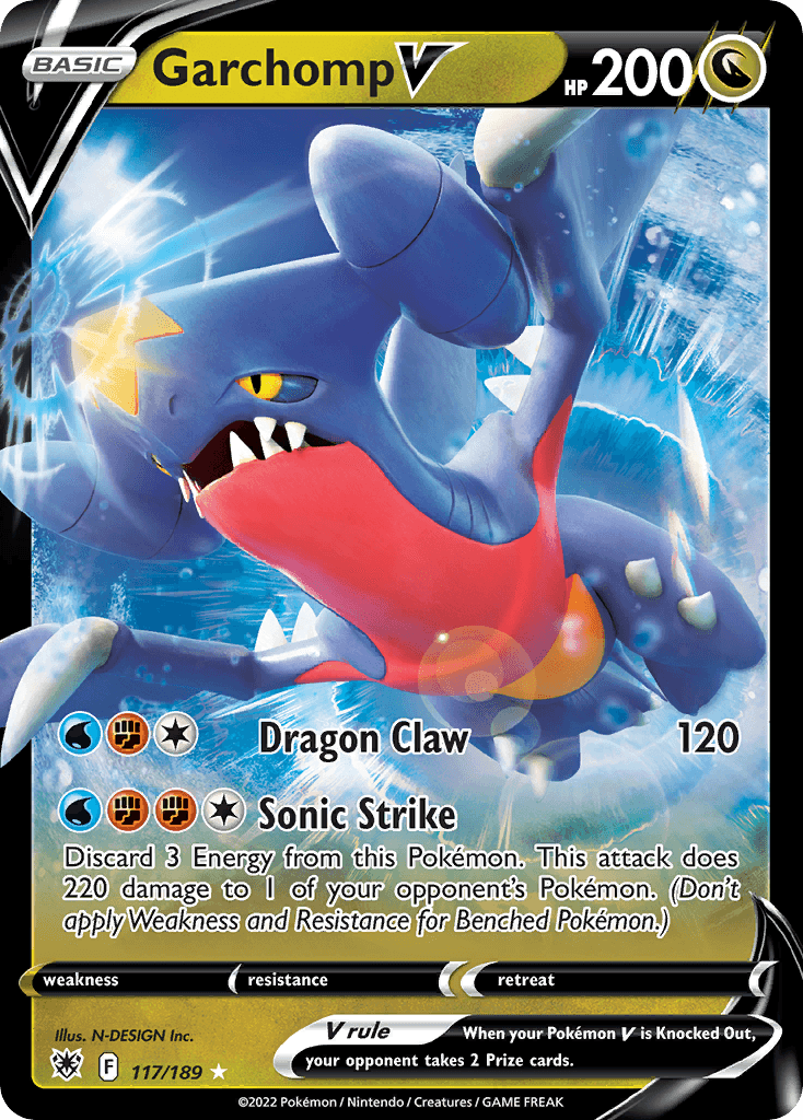 Garchomp V Astral Radiance