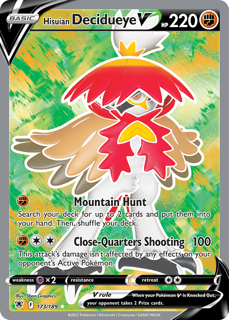 Hisuian Decidueye V Astral Radiance